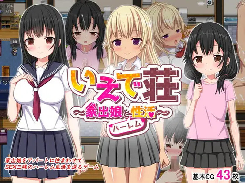 【探索RPG/制服JK】梨佳庄～与离家出走女孩的后宫性生活～（いえで荘～家出娘とハーレム性活～）V1.2 DL官方中文【700MB】-ACG游戏姬