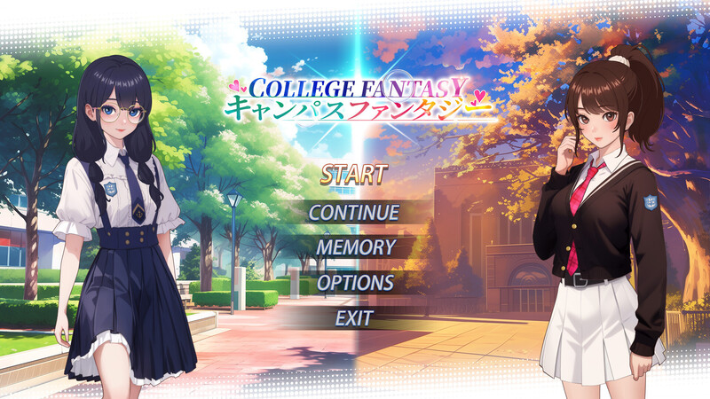 [先行体验]【沙盒SLG/日常生活/都市后宫】校园幻想（College Fantasy） DEMO体验版 官方中文【1.10G】-ACG游戏姬