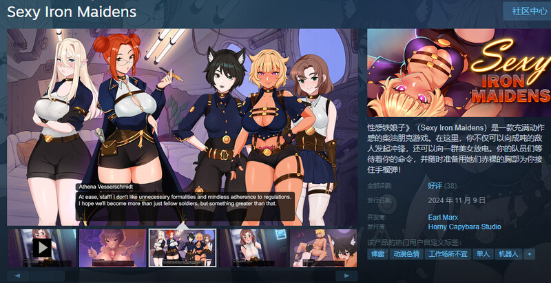 图片[2]-ST11月新作【街机ACT/调教恐怖/动态】性感铁娘子（Sexy Iron Maidens）V.091124_2 STEAM官中步兵+全DLC【2.80G】-ACG游戏姬