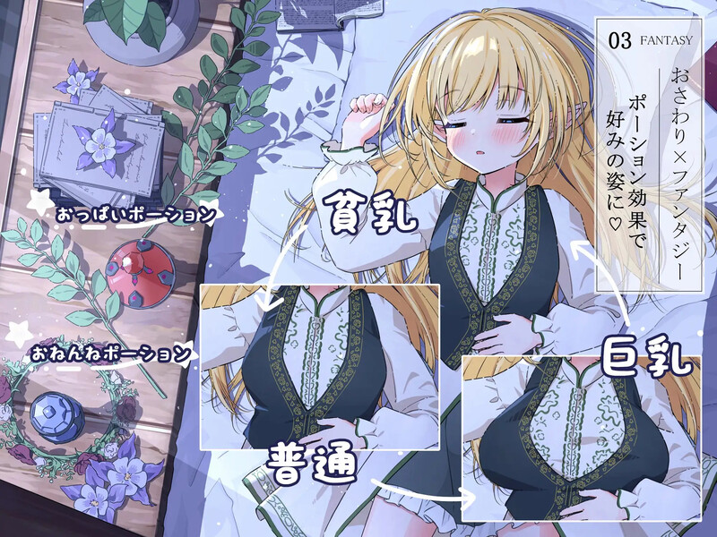 图片[3]-DL11月新作【互动SLG/触摸抚摸/动态】触摸幻想 喜欢书的精灵的未知之夜（おさわりファンタジー本好きエルフの知らない夜）V1.0 DL原版生肉【700MB】-ACG游戏姬