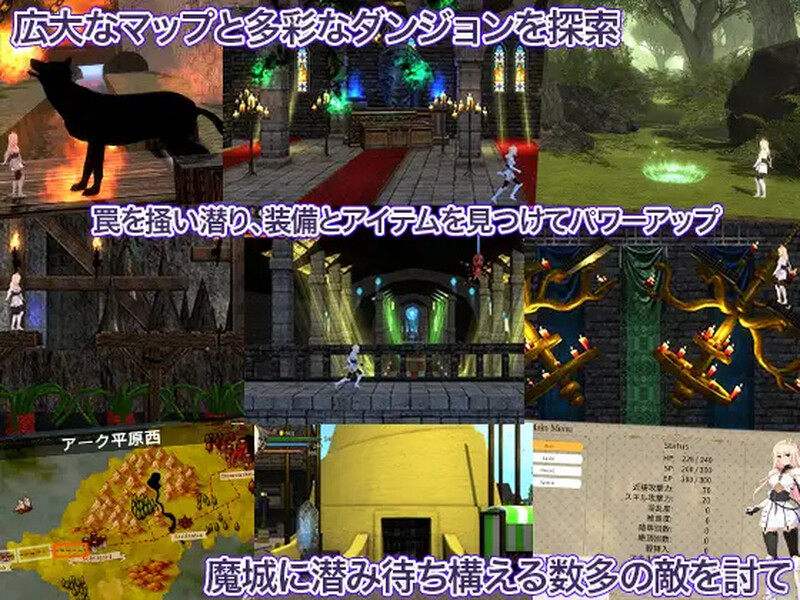 图片[3]-DL12月新作【动作ACT/3D作品/全动态】公主骑士炼金术 魔城之灵药（プリンセスナイトリデンプション 魔城の霊薬）V1.0 DL官方中文【1G】-ACG游戏姬