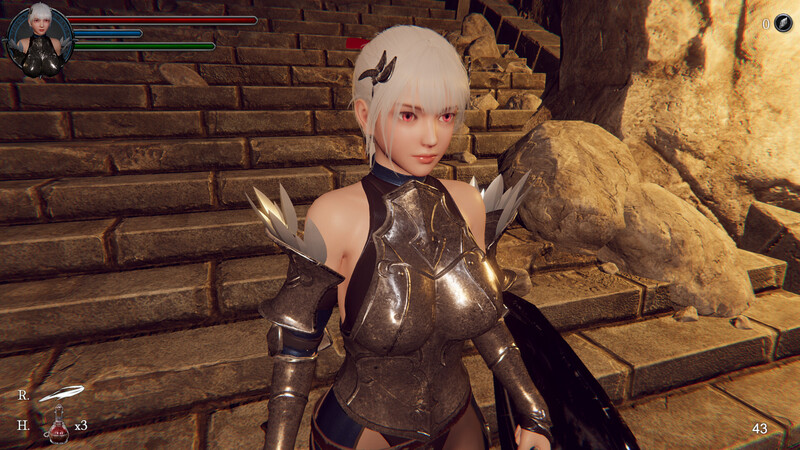 ST12月新作【爆款ACT/3D作品/全动态】地下城的女骑士（地下城の女騎士）STEAM官中步兵【3.40G】-ACG游戏姬