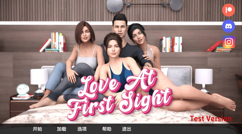 [更新]【欧美SLG/动态/汉化】一见钟情（Love at First Sight）V0.1 汉化中文【PC+安卓-2G】-ACG游戏姬