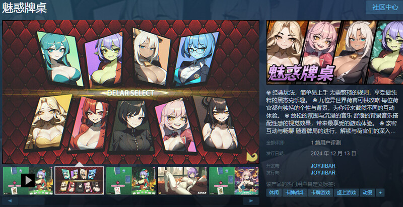 图片[2]-ST12月新作【桌游SLG/AI生成】魅惑牌桌（Seductive Blackjack）STEAM官中步兵【500MB】-ACG游戏姬