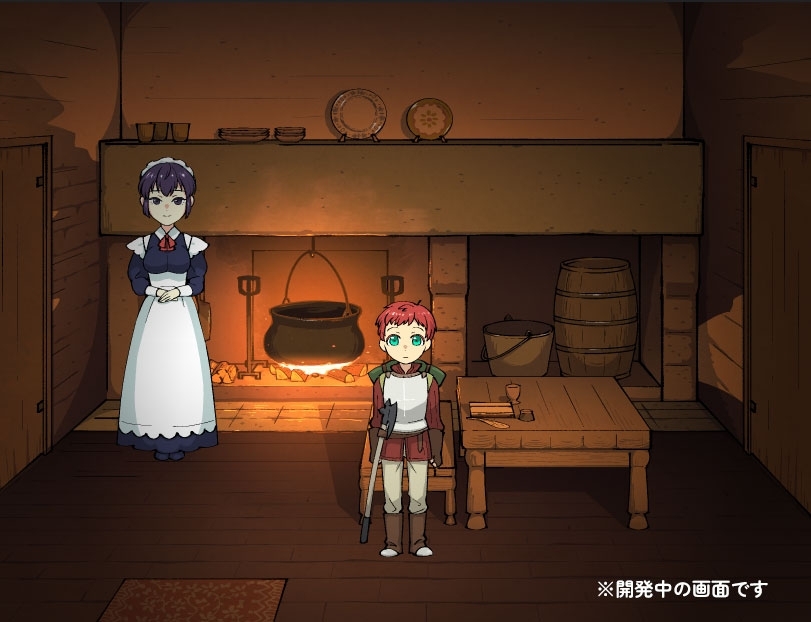 戦斧とメイドさん [ヤモリ木工所]
