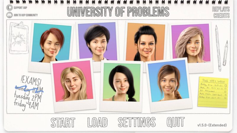 更新[欧美SLG/动态] 问题大学 学院情缘 University of Problems v1.6.0 Extended 汉化版 [PC+安卓-6.20G]-ACG游戏姬