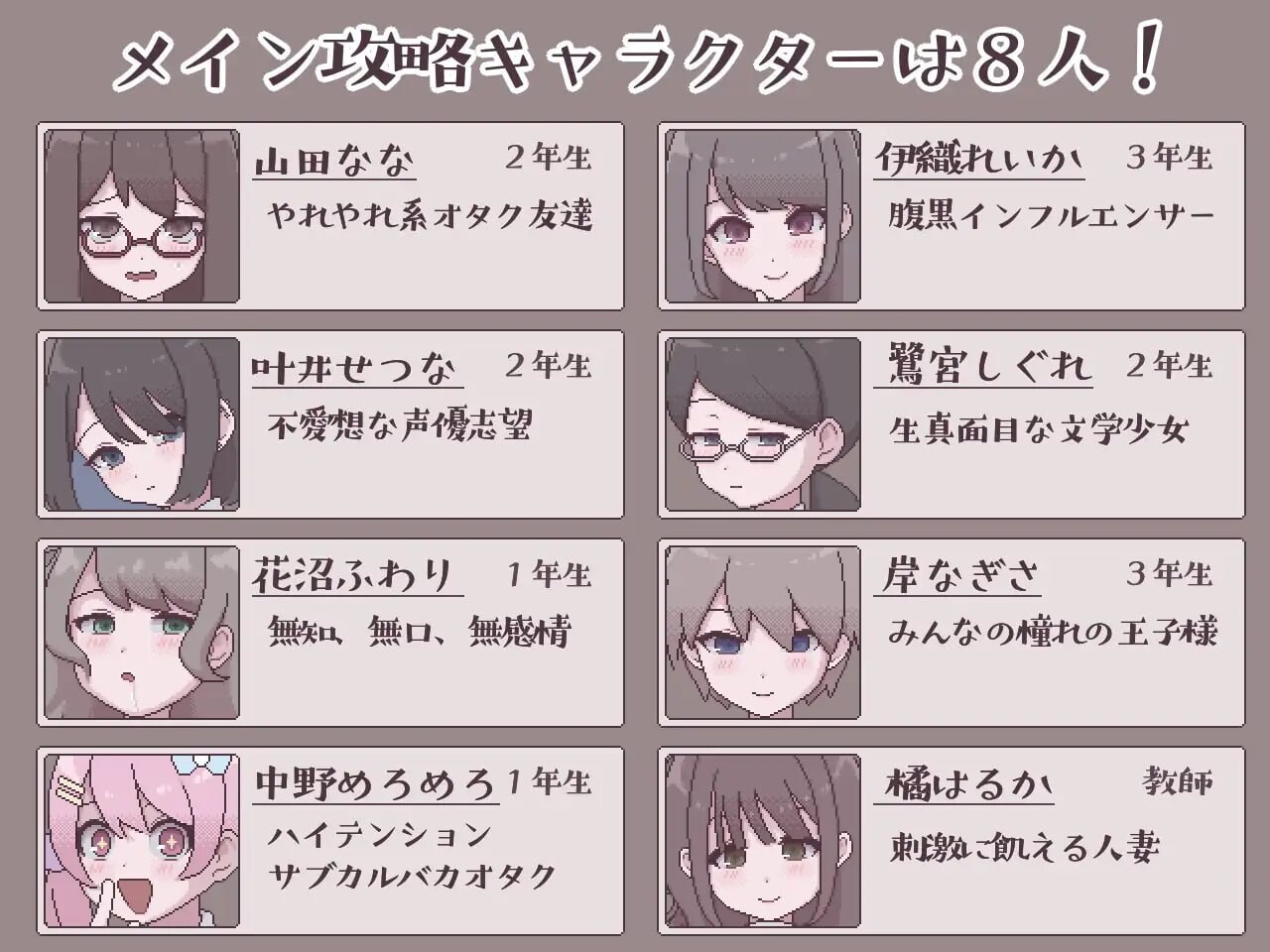 新作[互动SLG/像素动态] 扶她生活~扶她阴角的后宫模拟~ ふたモテ生活 ～ふたなり陰キャのハーレムシミュレーション～ AI汉化版 [1.10G]