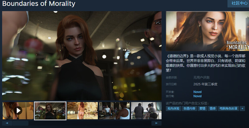 图片[2]-首发[欧美SLG/动态] 道德的界限 Boundaries of Morality v0.31 官中版 [PC+安卓-1.50G]-ACG游戏姬