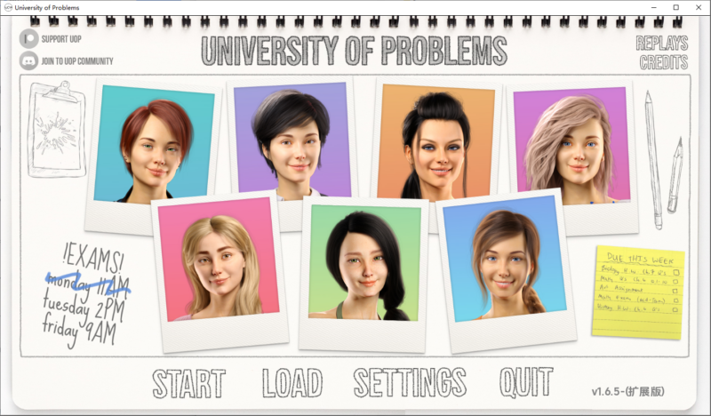 更新[欧美SLG/动态] 问题大学 学院情缘 University of Problems v1.6.5 Extended 汉化版 [PC+安卓-15.70G]-ACG游戏姬
