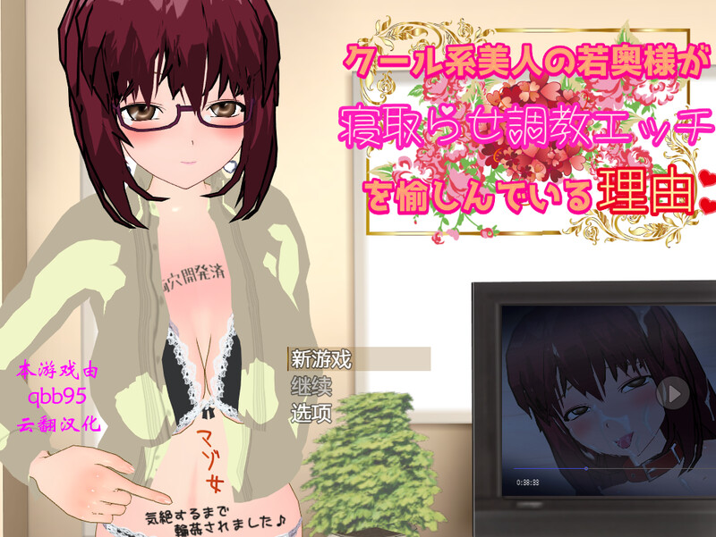 [日式RPG/动态] 冷酷的美女人妻让人NTR并享受调教的理由 クール系美人の若奥様が寝取らせOエッチを愉しんでいる理由 内置AI汉化版 [650M]-ACG游戏姬