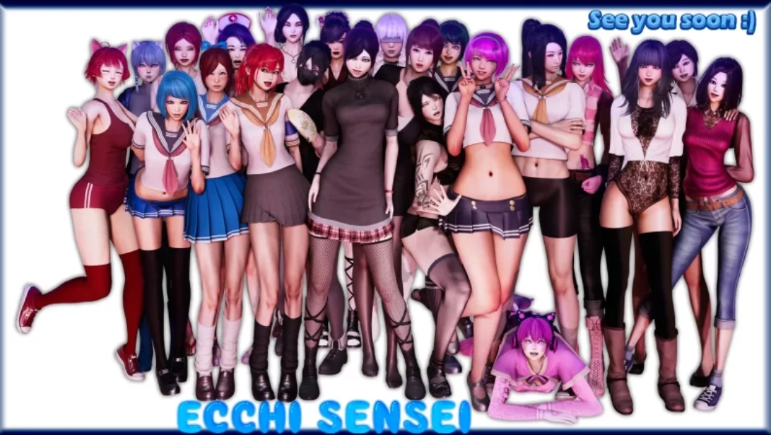 魔改整合版[亚洲风SLG/动态] 情色导师 EcchiSensei 包含1-4季全内容 汉化版 魔改整合版+黑暗心灵补丁 [PC+安卓 28.40G]-ACG游戏姬
