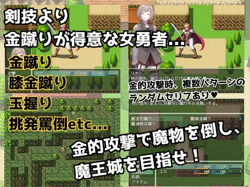 图片[3]-[日式/RPG/回合] 黄金挑战 -爆裆·碎蛋RPG- 金的クエスト -金蹴り・玉責めRPG 汉化版 [PC+安卓-400M]-ACG游戏姬