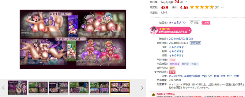 图片[2]-[日式RPG/恶堕] 阿嘿颜之森～Forest of Ahheee!!～ アヘ顔の森～Forest of Ahheee!!～ V1.02 机翻版 [1.60G]-ACG游戏姬