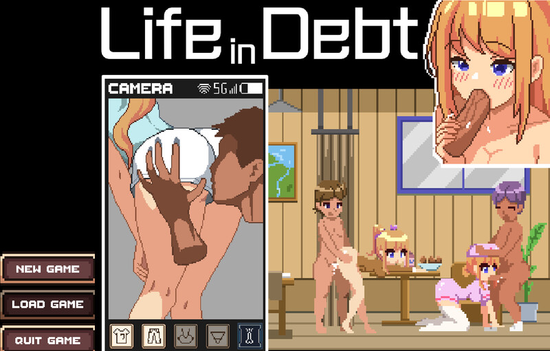 Pi6月新作[沙盒SLG/抚摸触摸/像素动态] 负债生活/借金生活（Life In Debt）生肉版 [310M]-ACG游戏姬