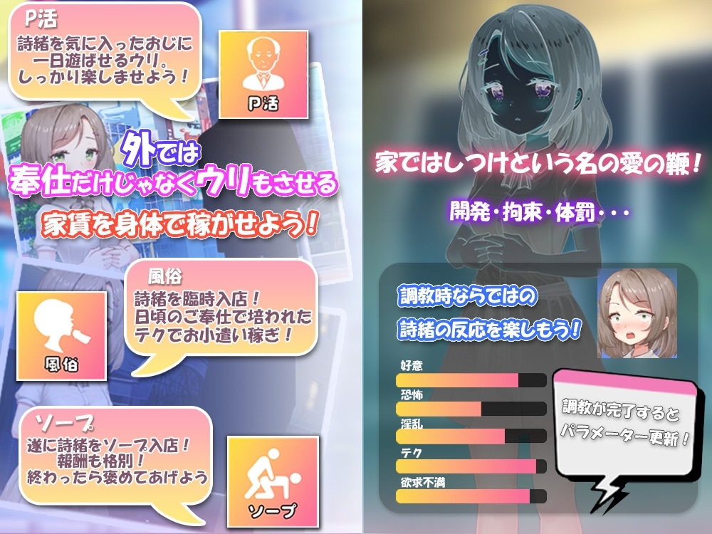 無垢な少女を俺好みに染めるまで～家なき少女を拾ってえっちに開発！ 甘やかすも虐めるもすべては俺次第～ [まいんマイン]