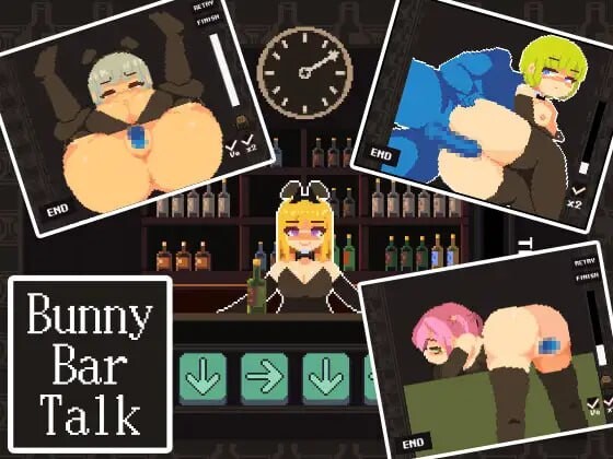 新作[日式SLG/兔女郎/像素动态] 兔女郎酒吧闲聊 BunnyBarTalk 官中步兵版 [290M]-ACG游戏姬