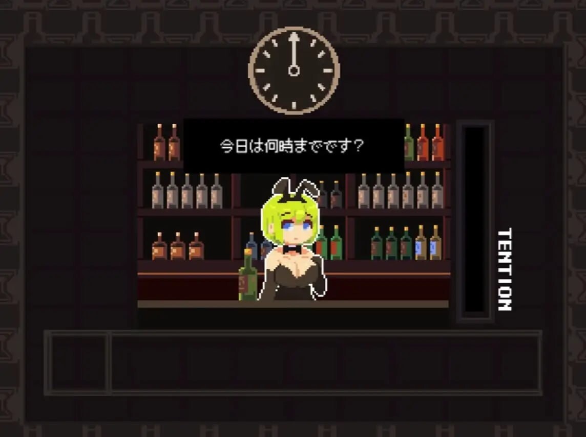 图片[3]-新作[日式SLG/兔女郎/像素动态] 兔女郎酒吧闲聊 BunnyBarTalk 官中步兵版 [290M]-ACG游戏姬