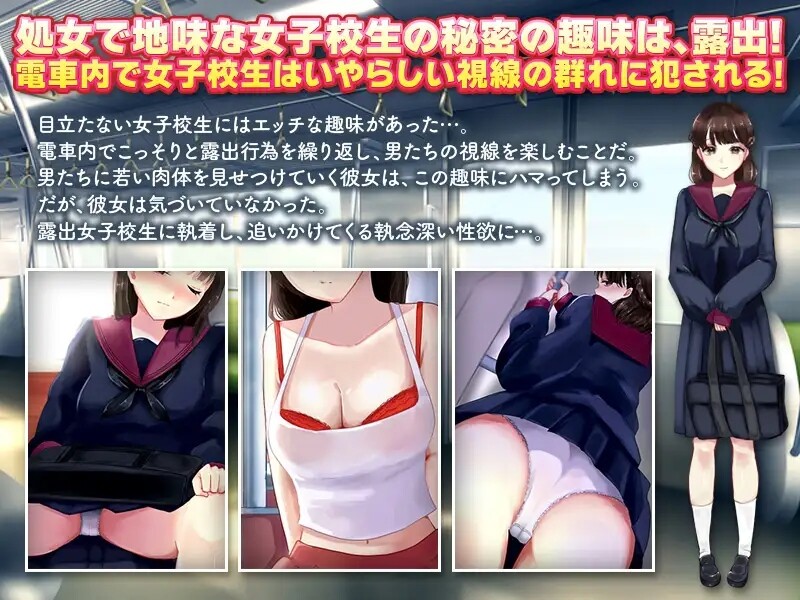 图片[2]-[日式RPG/电车露出/偷拍] 电车露出女高中生和偷拍跟踪狂 電車露出娘と盗撮ストーカー 机翻版 [1.0G]-ACG游戏姬