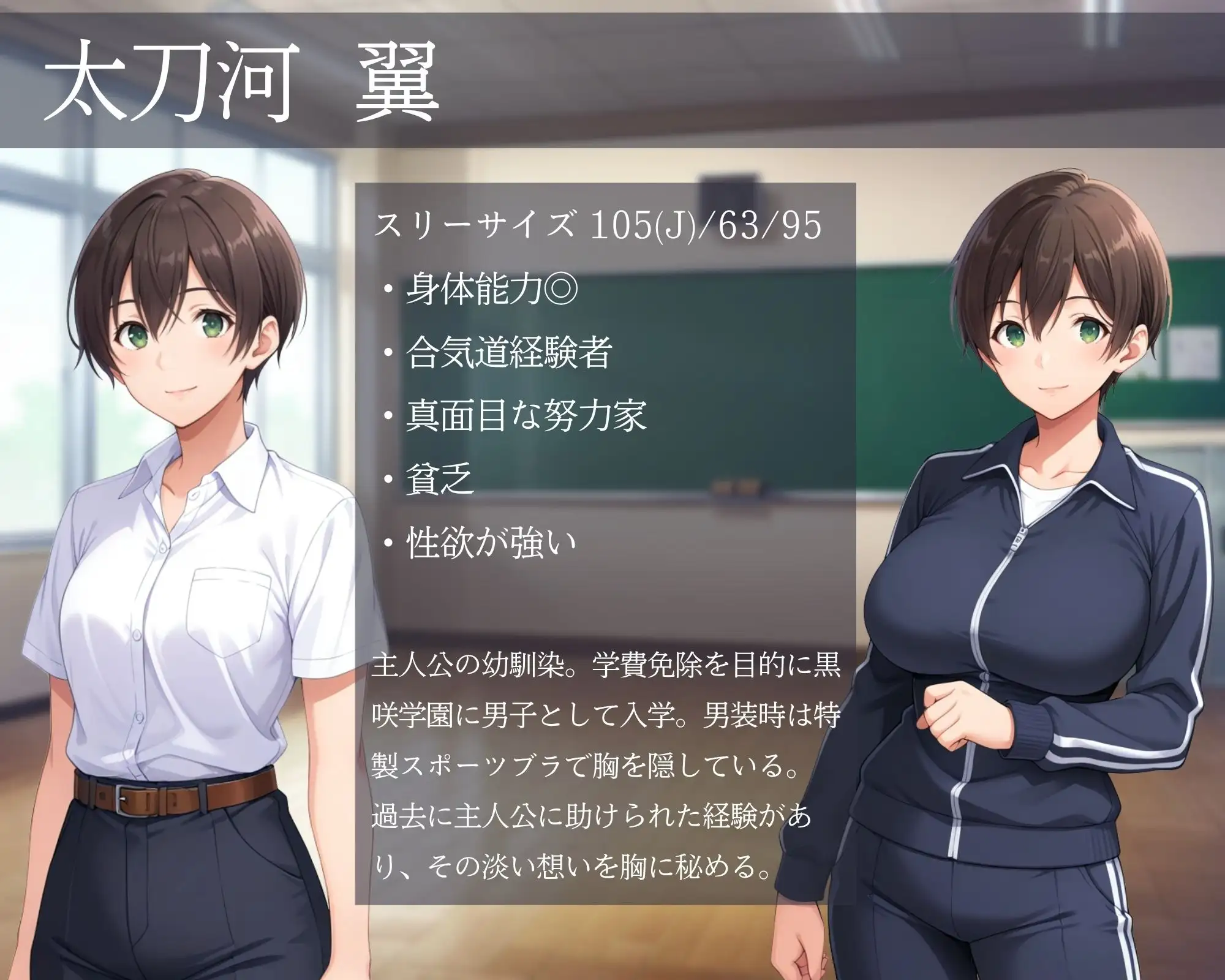 图片[2]-新作[日式SLG/NTR/雌堕/校园] 雌堕NTR男生宿舍 ～入读男校的女装少女～ メスバレNTR男子寮 ～男子校に入学した男装女子～ v1.02 官中版 [770M]-ACG游戏姬