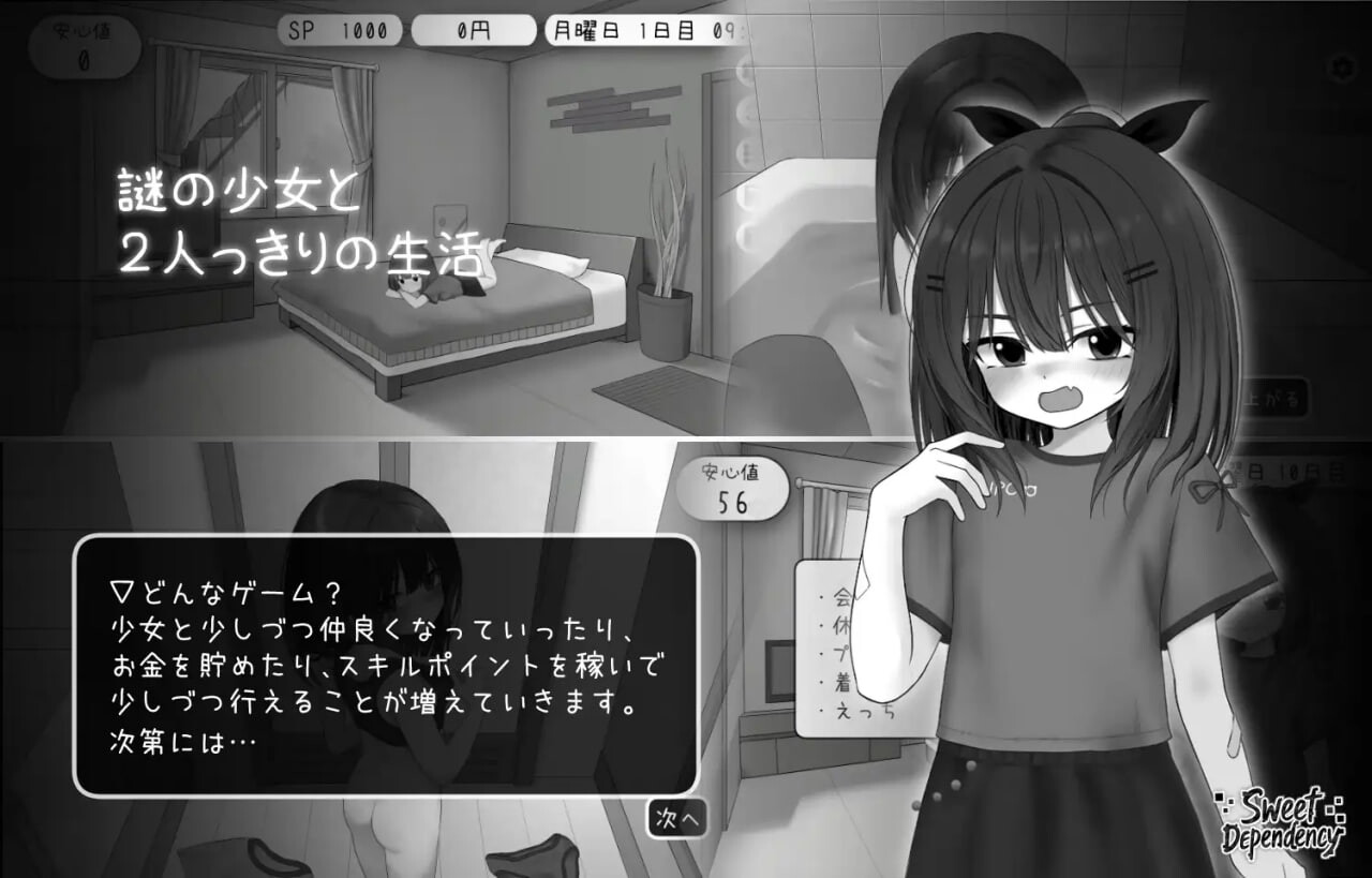 图片[2]-新作[互动SLG/触摸/抚摸] 甜蜜的依赖 Sweet Dependency 生肉版+金手指代码 [1.10G]-ACG游戏姬