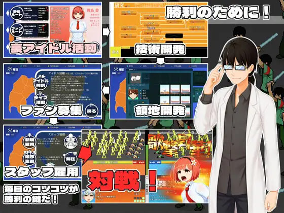 图片[2]-新作[爆款RPG/巨乳爆乳] 偶像歌击大战！ IDOL歌撃大戦！ AI汉化版 [2.70G]-ACG游戏姬