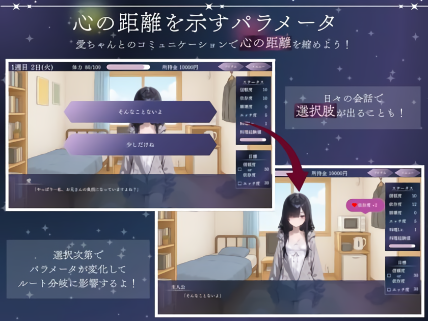 图片[2]-新作[互动SLG/同居/青梅竹马] 与孤独少女的50天 孤独少女との50日間 内嵌AI汉化版+自带全回想 [1.50G]-ACG游戏姬