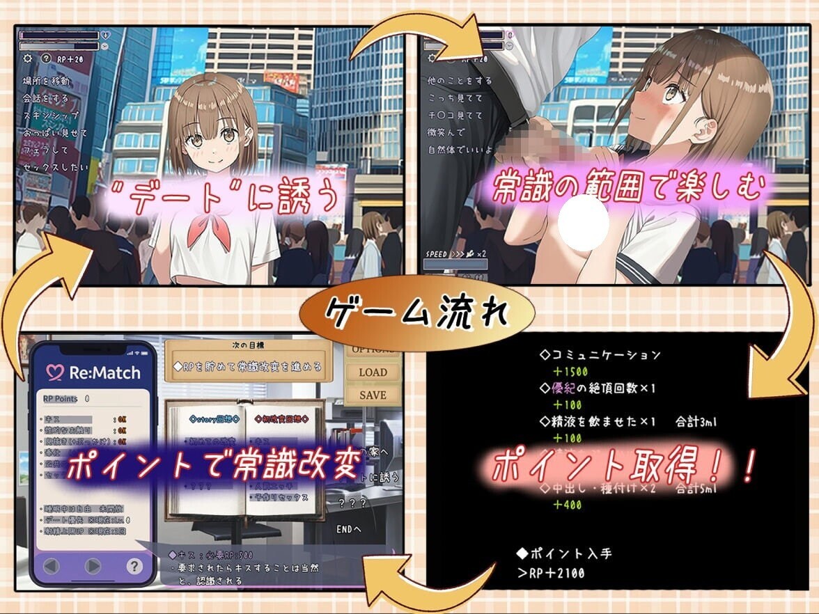 图片[3]-更新[互动RPG/模拟] 常识改变匹配～只属于两人的特别规则～ 常識改変マッチング～二人だけの特別ルール～ v1.0.3  内嵌AI汉化版 [PC+安卓1.90G]-ACG游戏姬