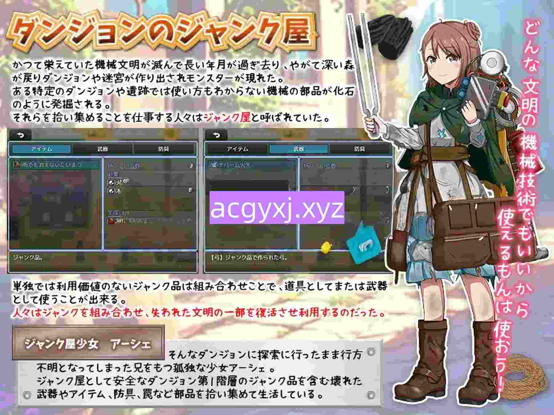 图片[2]-增添AZ[探索RPG/收集] 废品店的地下城拾荒 ジャンク屋のダンジョン拾い  内嵌AI汉化版+作弊码 [PC+安卓670M]-ACG游戏姬