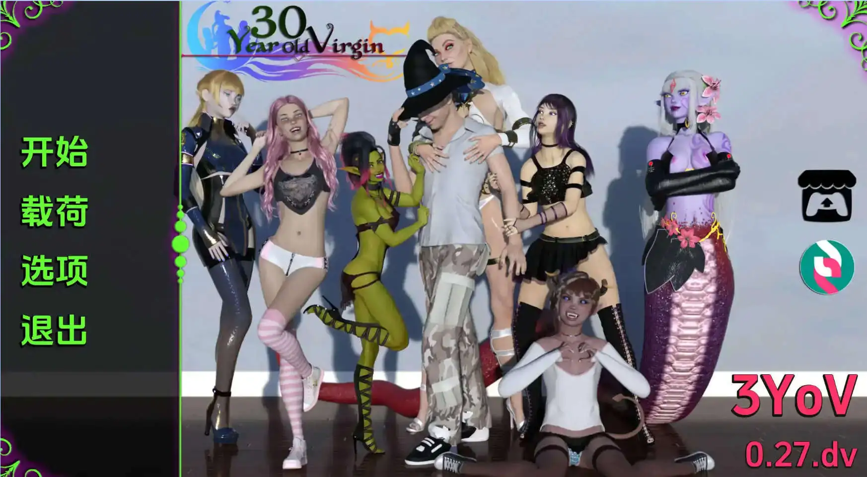 【欧美/SLG/沙盒/更新】30岁的处男v0.36.DV AI汉化版【PC+安卓/5.45G】-ACG游戏姬