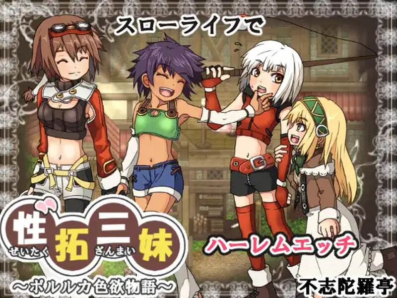 新汉化[探索RPG/像素动态] 性拓三妹~波尔鲁卡色欲物语~ 性拓三妹～ポルルカ色欲物語～ V1.1 AI汉化版 [670M]-ACG游戏姬