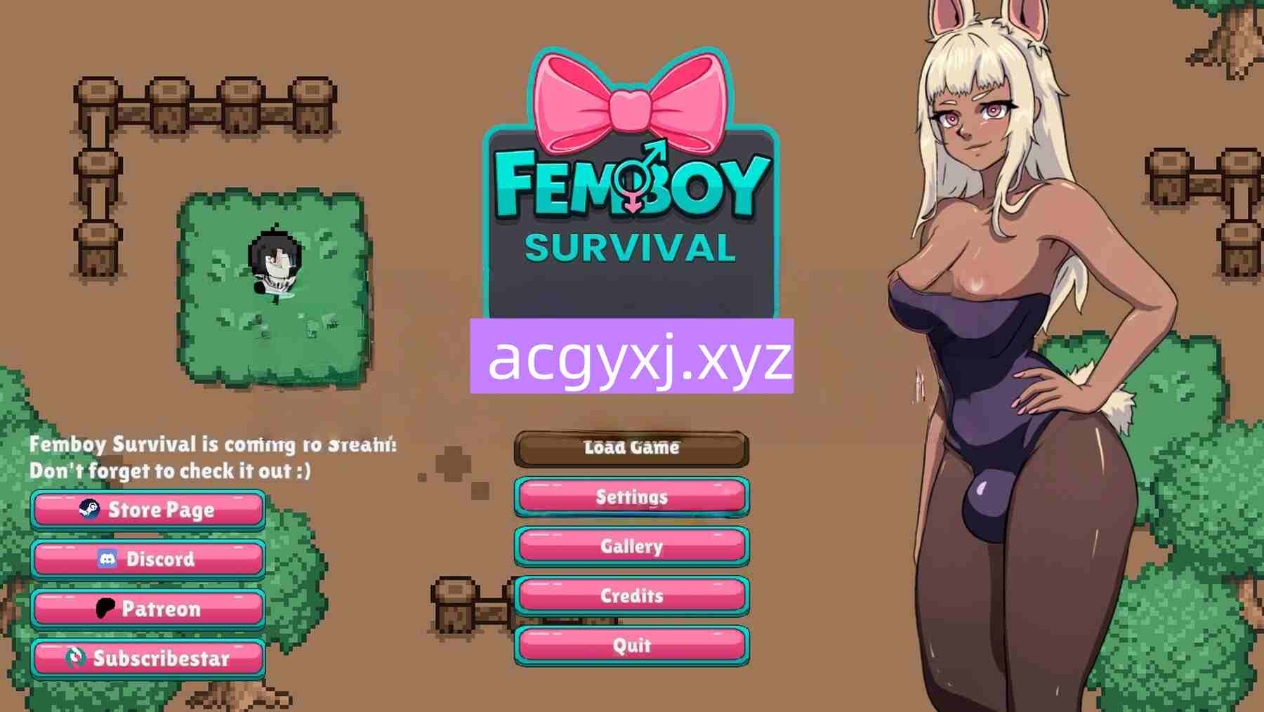 新作[探索ARPG/狡猾] 伪娘生存指南 Femboy Survival Beta 1.0.0 生肉版 [2.50G]-ACG游戏姬