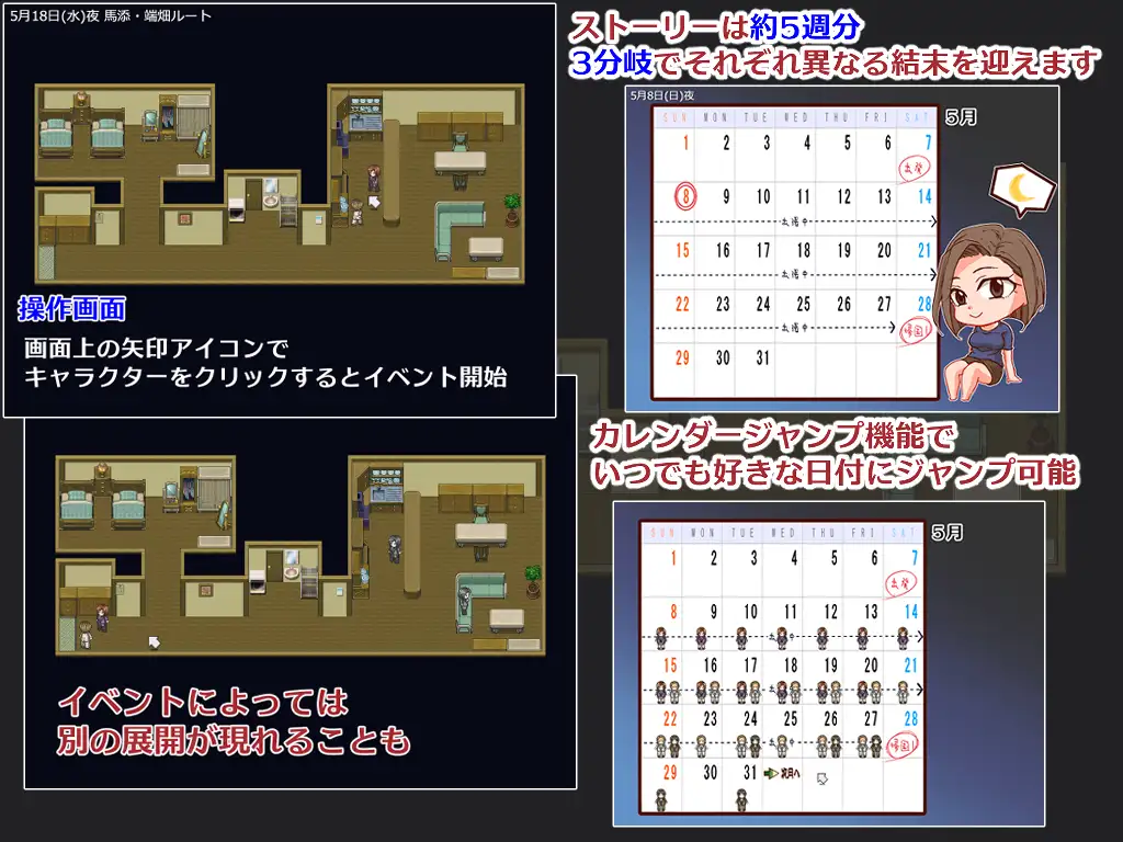 图片[3]-新作[日式RPG/NTR] 出差 家中 妻子 摄像头  出張 自宅 妻 カメラ AI汉化版 [1.40G]-ACG游戏姬