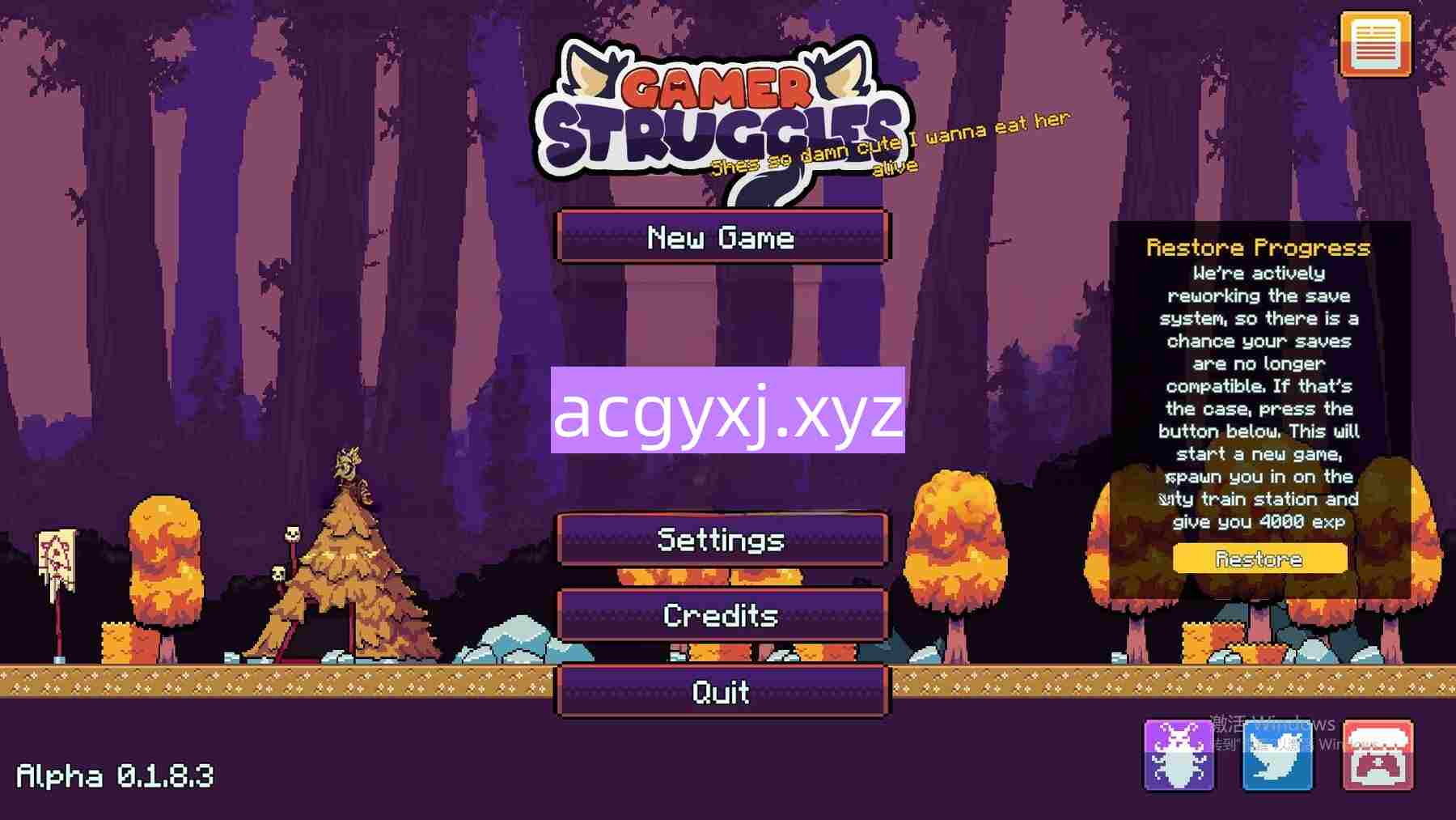 [日式ACT/动态] 游戏挑战 Gamer Struggles v0.1.8.3  生肉版 [PC+安卓1.10G]-ACG游戏姬