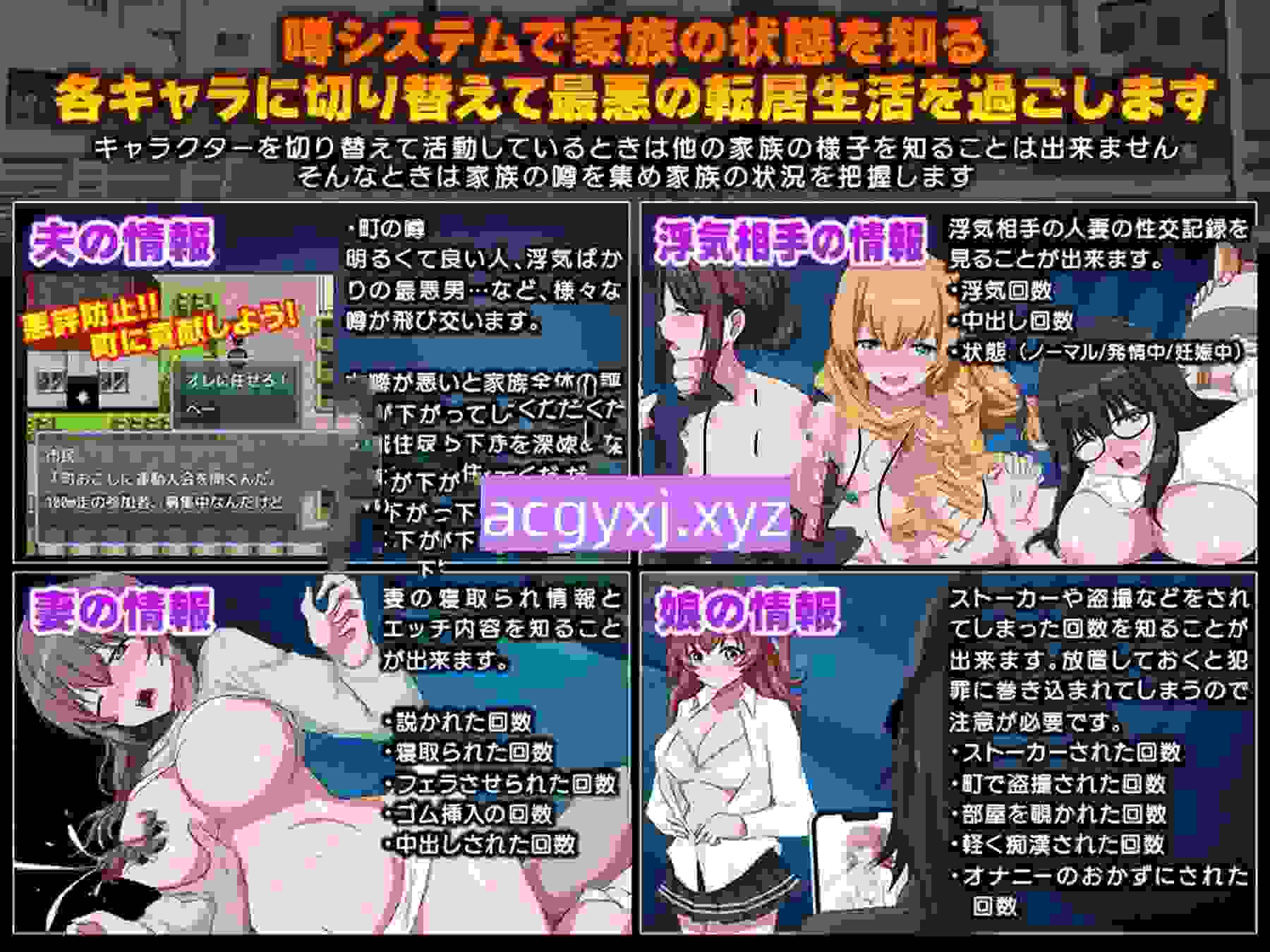 图片[2]-新作[拨作RPG/人妻/出轨] 让家人陷入怀孕麻烦…妻子与女儿的秘密… 孕ませトラブル家族 …妻と娘の秘密… AI汉化版 [1.0G]-ACG游戏姬
