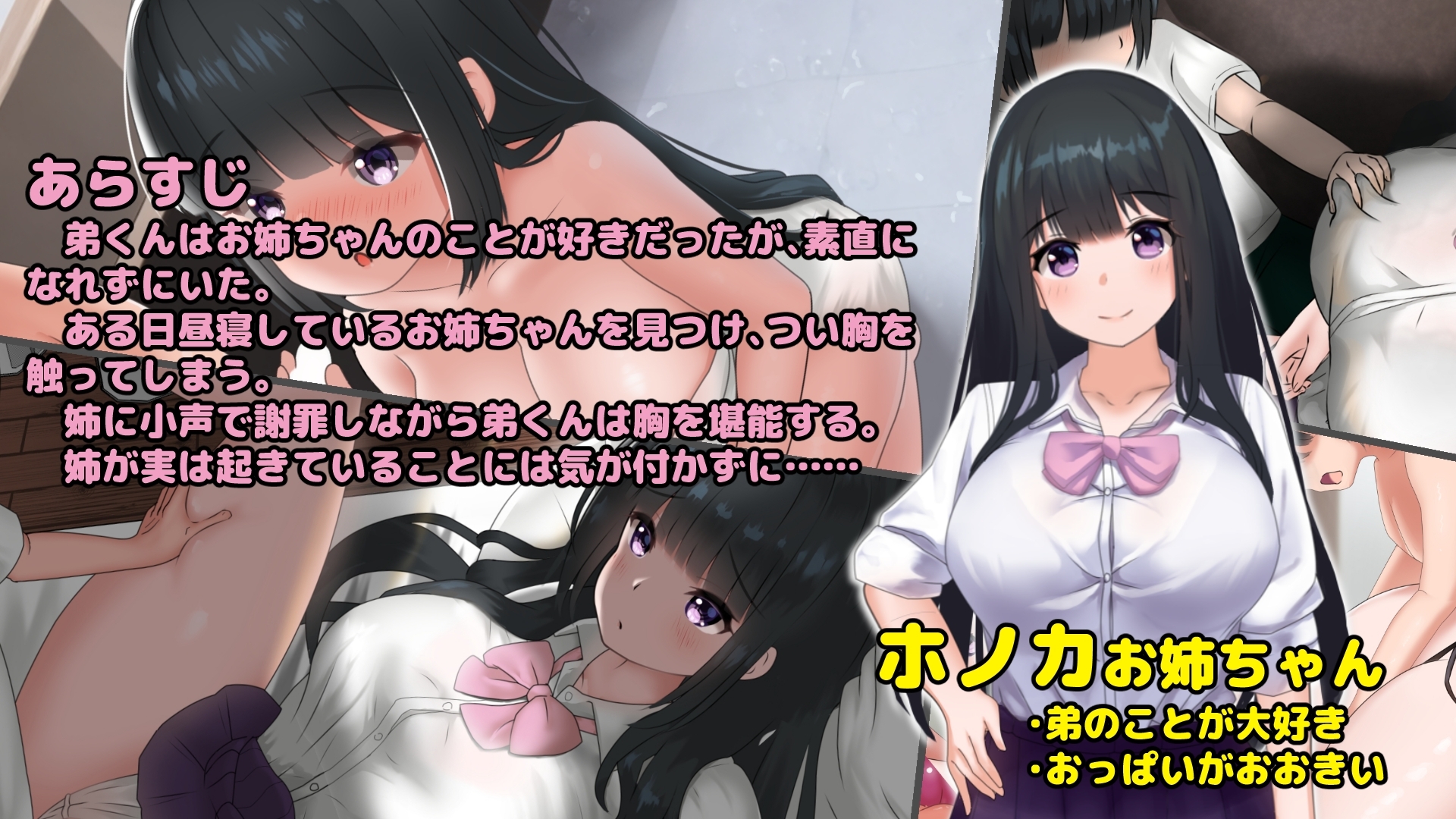 お姉ちゃんは弟くんに襲われたい!～おさわりアニメーションクリッカーゲーム～ [GoatmanBB]
