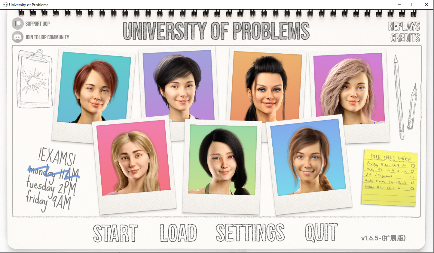 更新[欧美SLG/动态] 问题大学 学院情缘 University of Problems v1.8.0 Extended 汉化版 [13.90G]-ACG游戏姬