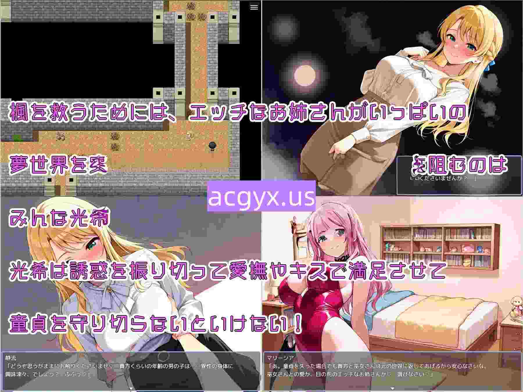 图片[2]-新作[探索RPG/巨乳爆乳] 姐姐正太对战RPG 光希的淫靡梦世界冒险记 为拯救初恋的姐姐，少年迎战充满色色诱惑的梦世界的故事 おねショタバトルRPG 光希の淫らな夢世界冒険記 初恋のお姉さんを助けるために、エッチな誘惑が満載の夢世界に立ち向かう男の子の物語 AI汉化版+全回想存档-ACG游戏姬