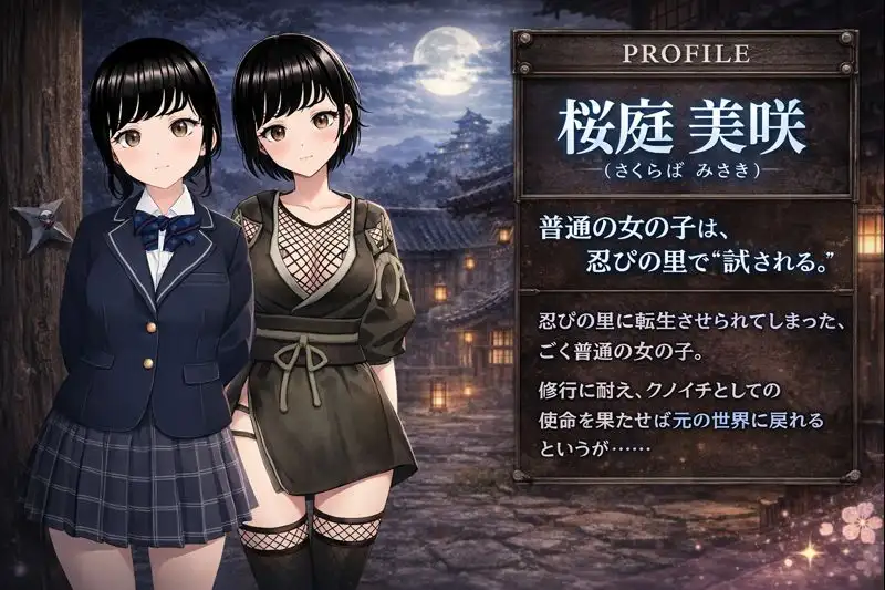 图片[2]-增添AZ[冒险RPG/异世界] 女忍者的心得就是要忍受羞耻感！? くのいちの心得は恥ずかしさに耐えることです！?  内嵌AI汉化版+作弊码 [PC+安卓1.10G]-ACG游戏姬