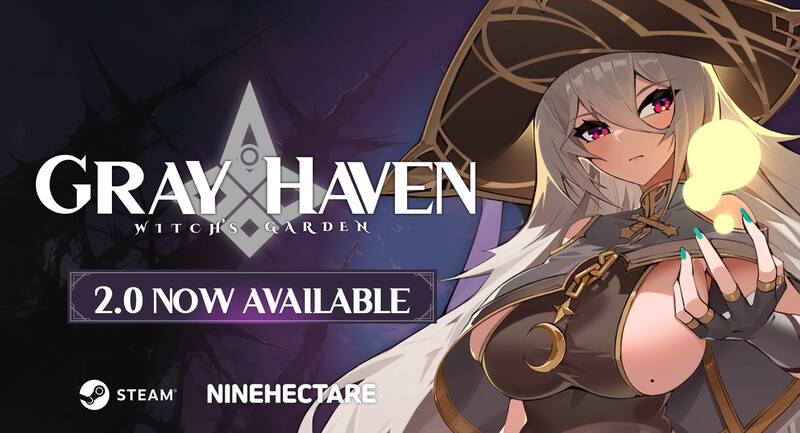 更新[动作ARPG/平面3D/全动态] 灰色乐园 Gray Haven : Witch’s Garden Ver4.1.0 官中版 [10.80G]-ACG游戏姬