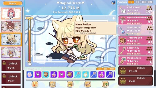 图片[6]-新作[休闲SLG/魔法/农场] 萌系点击者 Kawaii Clicker Reborn 官中版 [900M]-ACG游戏姬