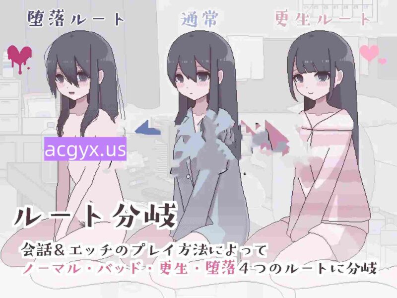 新汉化[日式SLG] 垃圾屋的公主 ～重生or堕落H模拟～ 汚部屋の姫 ～更生or堕落Hシミュレーション～ 内嵌汉化版+自带全回想 [270M]-ACG游戏姬