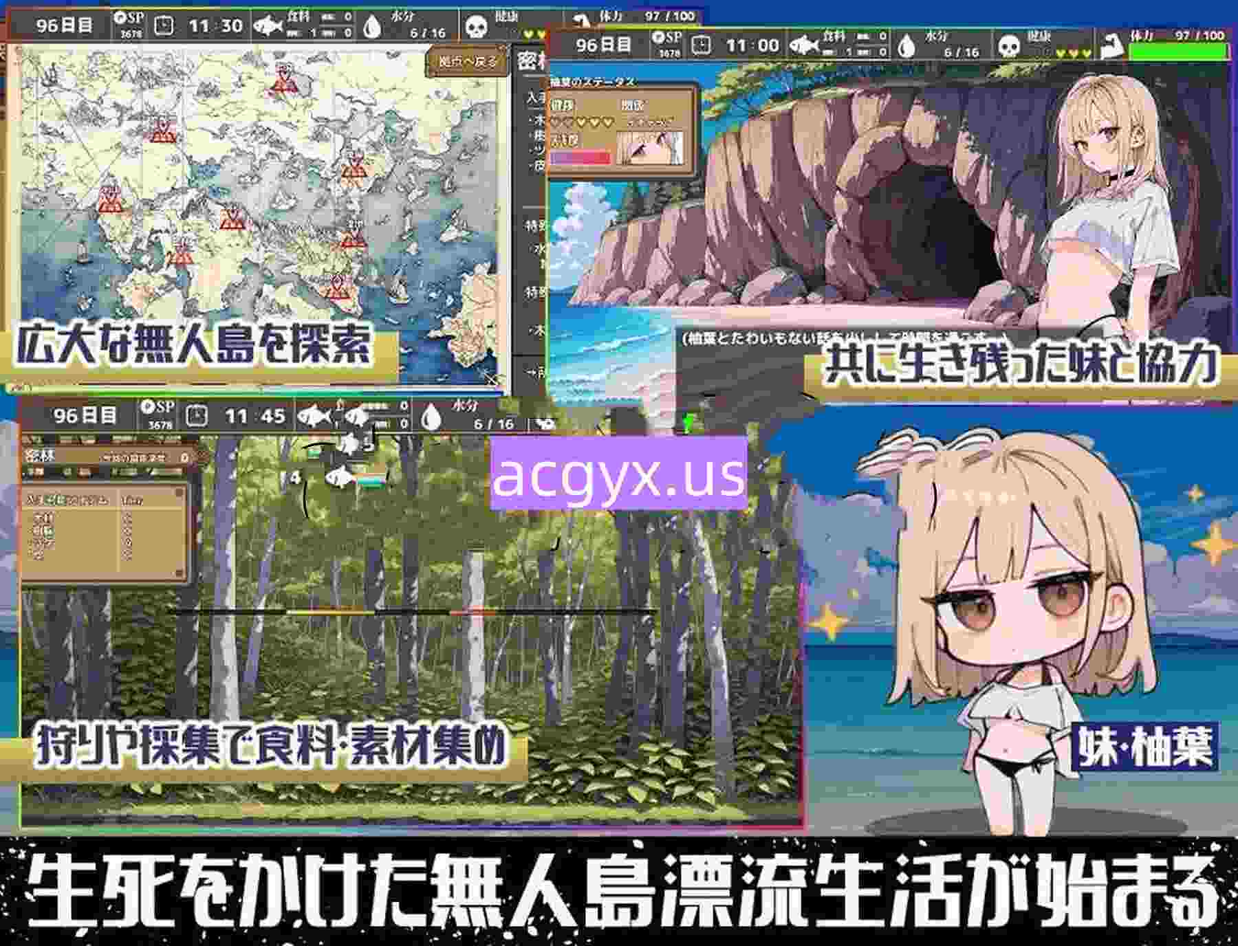 图片[3]-新作[探索RPG/巨乳爆乳] 无人岛后宫漂流记 無人島ハーレム漂流記 机翻版 [1.40G]-ACG游戏姬