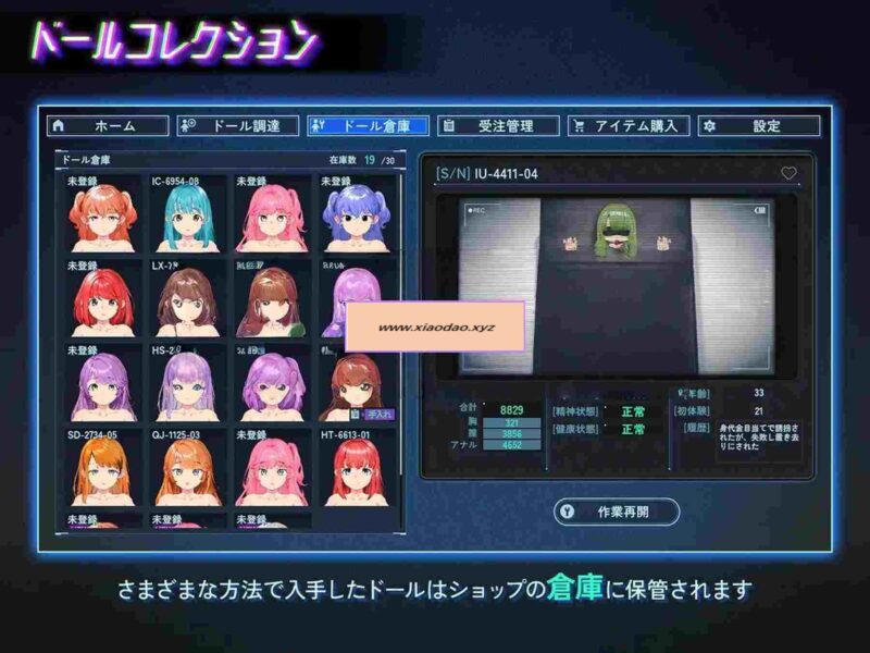 更新[经营RPG/生成] 地下城人偶商店 アンダーシティドールショップ Ver1.01 官中版 [710M]-ACG游戏姬