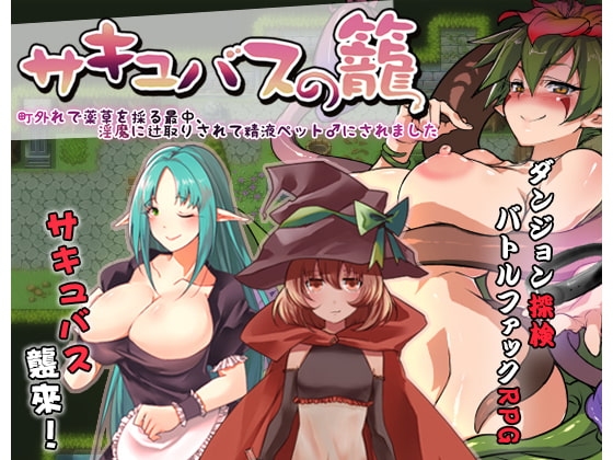 [日式RPG/官中] 魅魔的囚笼 サキュバスの籠 –  町外れで薬草を採る最中、淫魔に辻取りされて精液ペット♂にされました v1.02 官中版+存档 [430M]-ACG游戏姬