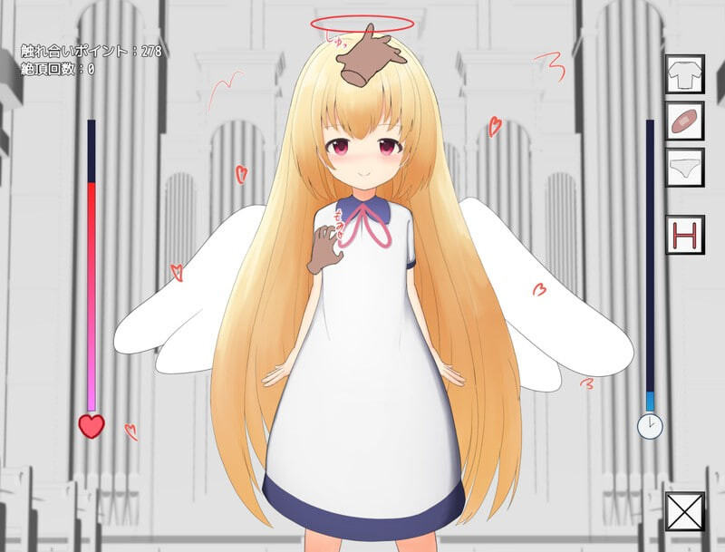 图片[2]-增添AZ[互动SLG/触摸抚摸] 心跳触摸小天使 どきどきおさわり小天使ちゃん  内嵌汉化版 [PC+安卓370M]-ACG游戏姬